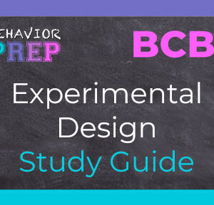 bcba experimental design study guide